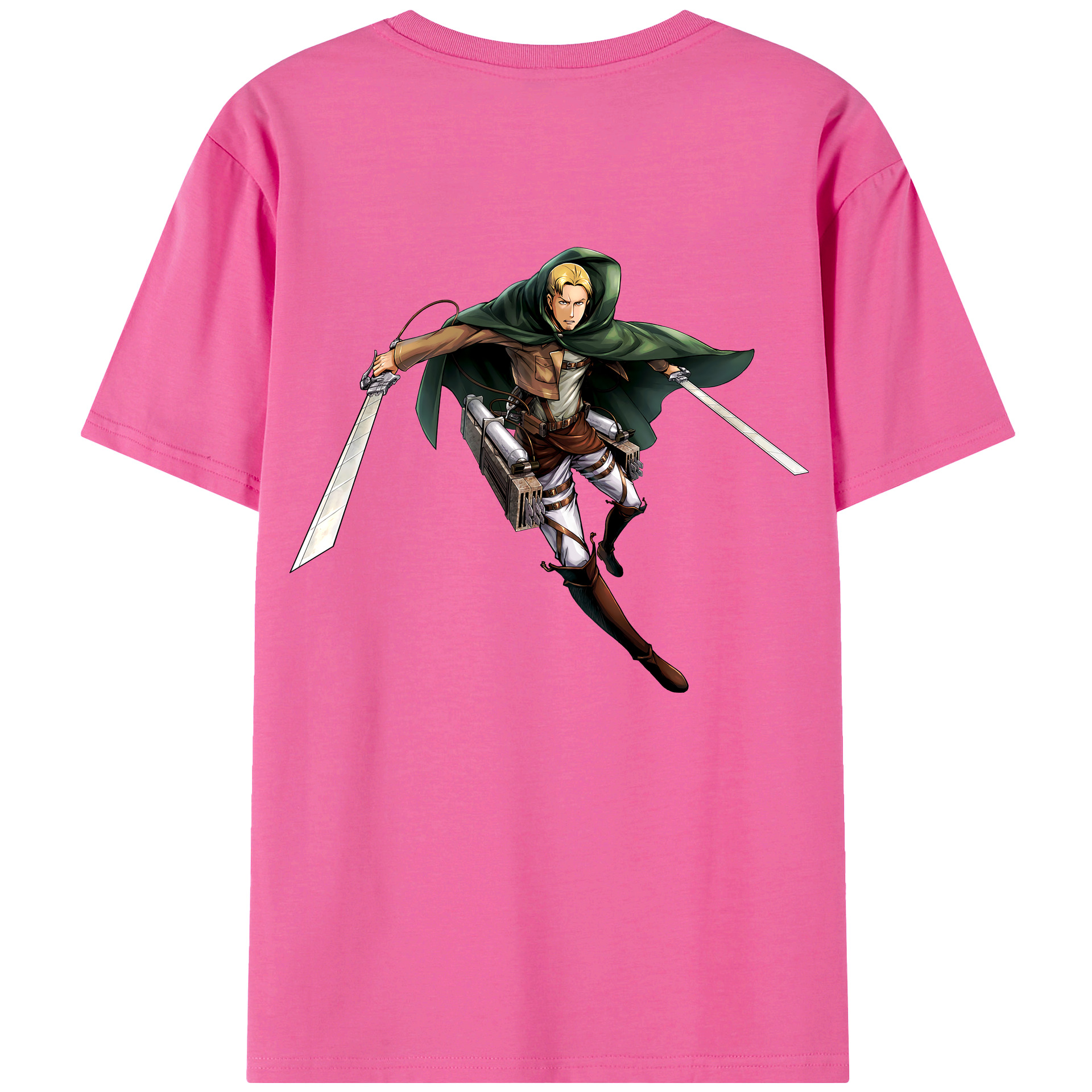 （画像用） 進撃の巨人 Attack on Titan レディース半袖Tシャツ(バックプリント)